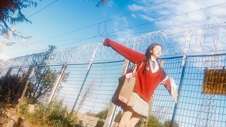 我在铁路旁拍到了人生照片！！！