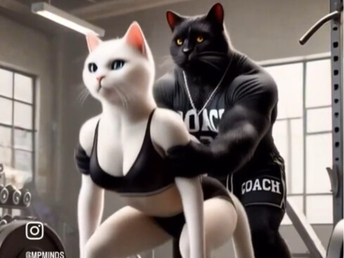 666, I found a cat movie.