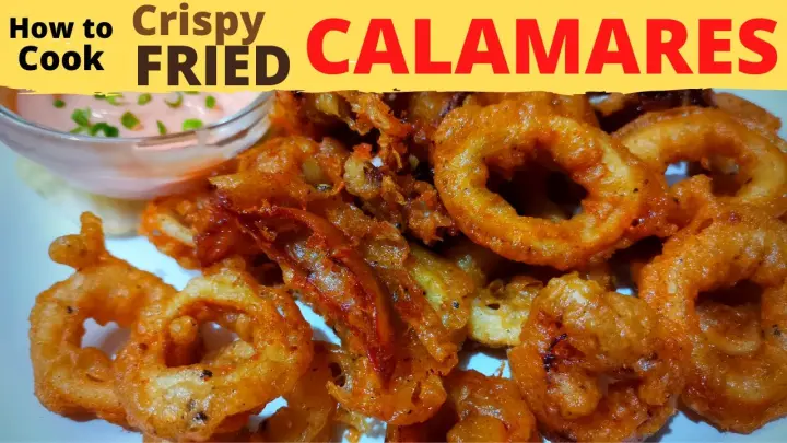 Crispy FRIED CALAMARES | Filipino DEEP FRIED Squid | Calamari RECIPE