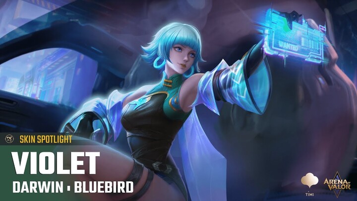 Skin Spotlight | Violet Darwin: Bluebird | Arena of Valor - TiMi