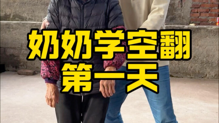 Pasti harus mengajari nenek 83 tahun melakukan backflip!