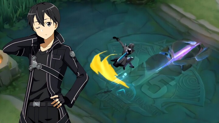 Arlott As Kirigaya Kazuto (Kirito) | Sword Art Online X Mobile Legends