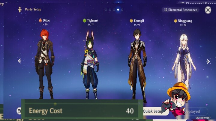 I tried the Team 40 Energy Cost Burst Skill | #VCreator