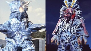 Monster komposit vs. tiga raksasa monster super, Ligaderon Tiga VS Snowkilan Ace, siapa yang lebih b