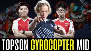 Topson TI9 winning hero "GYROCOPTER" vs T1 (Kuku Whitemon)