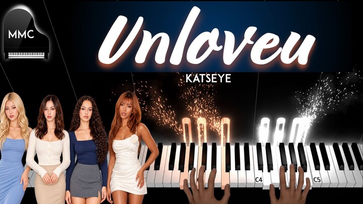 Unloveu by Katseye piano cover/tutorial + sheet music & lyrics