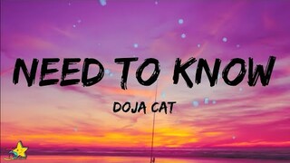 Doja Cat - Need To Know (Lyrics)