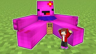 What inside this Mikey Girl Door - Funny Story in Minecraft(Maizen JJ)