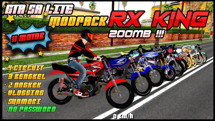 200MB ❗❗ GTA SA LITE ANDROID MOD RX KING TERBARU 2023 // NO PW