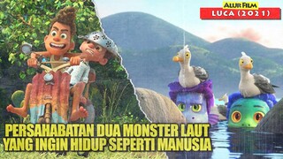 Persahabatan Epic Dua Monster Laut Yang Ingin Hidup Sebagai Manusia | Alur Cerita Film LUCA (2021)