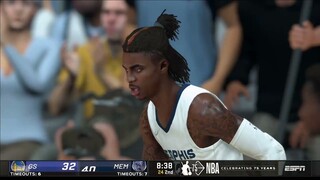 NBA2K22 FULL GAME HIGHLIGHTS I WARRIORS VS GRIZZLIES I NBA Regular Season I January 11, 2022