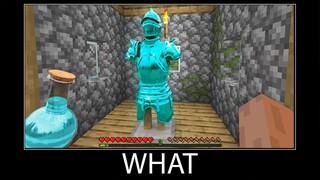 Minecraft wait what meme part 150 realistic minecraft diamond chestplate