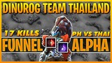 FUNNEL ALPHA by TEAM PH (17 KILLS RIP!) Philippines vs Thailand ~ National Arena
