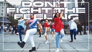 EXO《DON'T FIGHT THE FEELING》美国波士顿街头超兴奋翻跳金茶蛋最新回归曲dance cover by OFFBRND