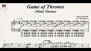 Game of Thrones (Main Theme), Piano