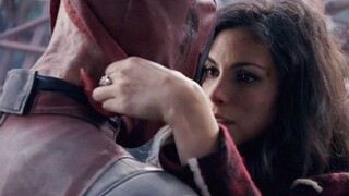 Deadpool's girlfriend took off her mask and said some lewd words that were really unbearable to watc