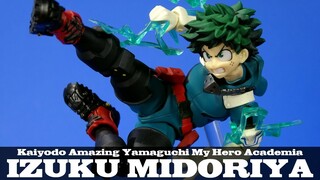 Amazing Yamaguchi Midoriya Deku My Hero Academia Kaiyodo Revoltech Action Figure Review