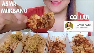 ASMR MUKBANG TAKOYAKI JAPANESE STREET FOOD COLLAB WITH @Coach Foodie| EATING SHOW