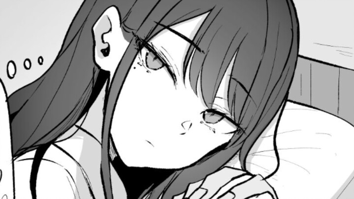 What is the cute aloof girlfriend thinking while sharing the bed with you!