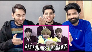 REACTION ON || BTS CLUMSY MOMENTS ||  FUNNY MOMENTS || @3H Reacters