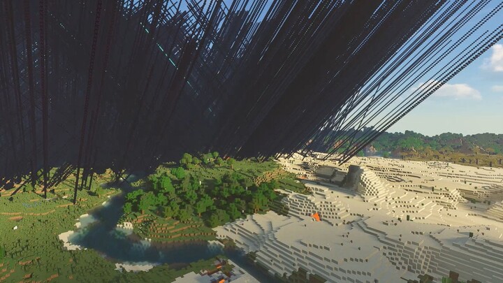 The Darkest Minecraft Ever!! The whole world is being swallowed by darkness, and if you die, black t