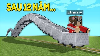 Nâng Cấp Xe Mỏ Trong Minecraft Mình Có Được Đoàn Tàu Hiện Đại