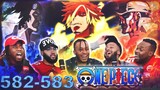 AKAINU & AOKIJI MESSED UP PUNKED HAZARD?! One Piece EP 582/583 REACTION