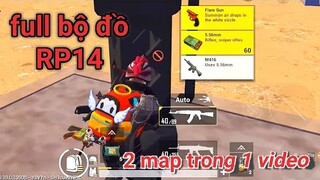 PUBG Mobile - Trang Bị Đồ RP14 Và Full 2 Map Rank Đầu Mùa | Những Pha Vẩy M24 + AWM Cực Phê