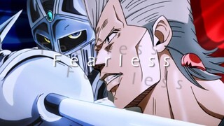 You stood in the middle of the stairs, but still shouted out Silver Chariot firmly!