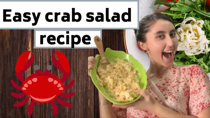 Easy Crab Salad Recipe