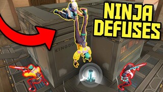 These NINJA DEFUSE Plays Are 200 IQ...