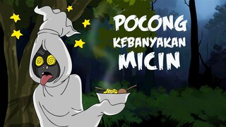 Pocong Kebanyakan Micin - Kartun Hantu Lucu