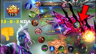 HOW TO ERASE MOSCOV IN GOLD LANE. MVP WITHOUT BUFF. ONE SHOT FUNNY BUILD BY GIAN THE MAGICIAN | MLBB