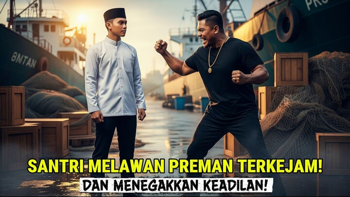 VIRAL!! SEORANG SANTRI MENGHADAPI PREMAN PENUH KEKERASAN DAN MENEGAKKAN KEADILAN