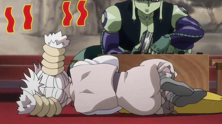 Komugi & Meruem's first meeting - Komugi passes out - Hunter X Hunter 2011