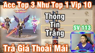 Mu Vinh Dự | Acc Top 3 Như Top 1 Vip 10 Trả Giá Thoái Mái