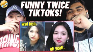 TWICE FUNNY TIKTOK MOMENTS (REACTION)! 😂