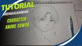Menggambar Character Anime Cowok Simple