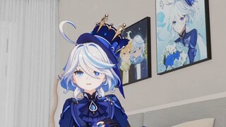 [Genshin Impact MMD] Your girlfriend Funina wishes your uncle and aunt a happy new year