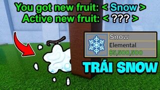 Roblox - Mình Đã SỞ HỮU TRÁI SNOW Trước UPDATE 18 Blox Fruit | Blox Fruits