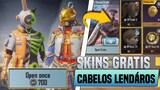 ROYALE PASS FULL M12 COM CABELOS RAROS VOLTANDO E SKINS GRATUITAS FINALMENTE NO PUBG MOBILE