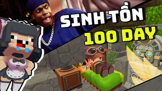 PHÁ ĐẢO RỪNG MƯA TRONG 1 NGÀY | SINH TỒN 100 NGÀY | MINI WORLD SINH TỒN TẬP 2