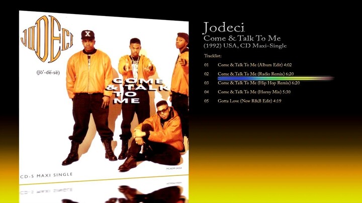 Jodeci (1992) Come & Talk To Me [CD Maxi-Single]