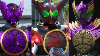 【Kamen Rider OOO】Bird-type dinosaur joint color swap