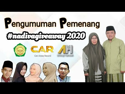 Pemenang #nadivagiveaway 2020 - Cev Amza Record