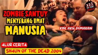 BEGINI JADINYA KETIKA ZOMBIE SANTUY MENYERANG DUNIA‼️ Alur Cerita Film - Shaun Of The Dead (2004)