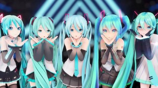 【MMD】Five times the Hatsune Miku, five times the happiness