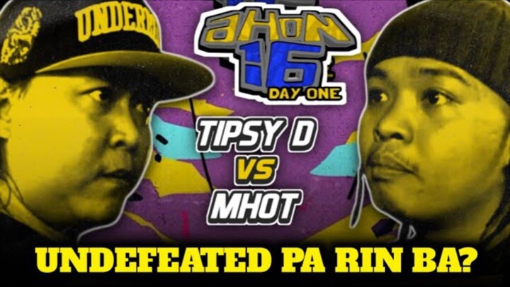 Tipsy D vs. Mhot 2026 : FLIPTOP Ahon 16