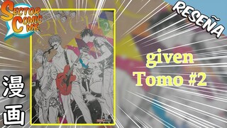 Given 2 - Manga Reseña al segundo volumen