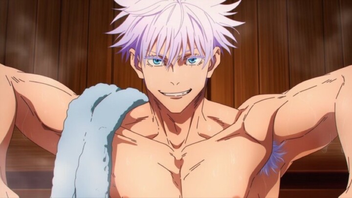 Gojo sauna scene 18+🥵 gede banget belut gojo😩